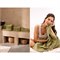Badlaken Biologisch Katoen 100x150 cm Olive Green Yumeko