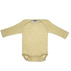 Sale Romper van Biologische Wol, Katoen en Zijde Lange Mouw 98-104 Groen Cosilana