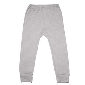 Sale Kinderbroek en Legging Biologische Wol, Biokatoen en Zijde Grijs 152 Cosilana