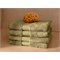 Badlaken Biologisch Katoen 50 x 100 cm 2 of 4 Stuks Olive Green Yumeko