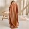 Strandhanddoek Biologisch Velours Katoen Seashell 86 x 140 cm Yumeko