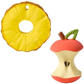 Natuurrubber Bijt- en Badspeeltje Fruit Oli&Carol