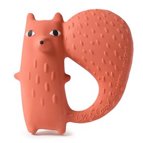 Natuurrubber Bijtring Dieren Cyril Squirrel Fox Oli&Carol