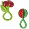 Natuurrubber Bijtspeeltje en Rammelaar Fruit Oli&Carol