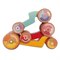 3 Gekleurde stapelauto's van Hout Bajo