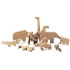 Eco Houten Jungledieren Puzzel Bajo