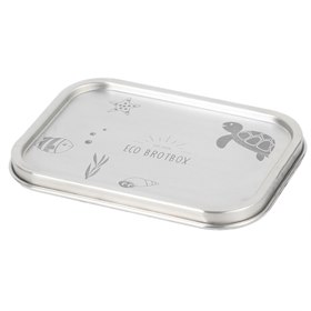 Deksel Ocean Edition voor Yogi Box+ RVS Lunchbox 16x12x6 Eco Brotbox