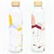 Sale Glazen Waterfles met Eco Print 700 ml Carry Bottles