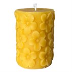 Stompkaars van Bijenwas Bloemen De Muisjes