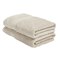 Sale Douchelakens Biologisch Katoen 70 x 140 cm Set van 2 Lichtzand Yumeko