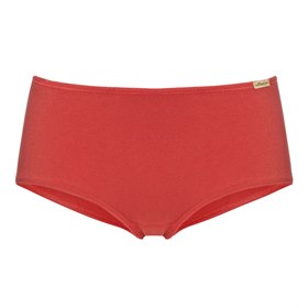 Sale Damesslip Hipster Bio Katoen en Elastan Rood Comazo