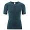 Sale T-shirt Biologische Wol Zijde Man Petrol 6 Living Crafts