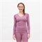 Sale Shirt Lange Mouw Bio Wol Zijde Vrouw Lichtroze 44-46 Living Crafts