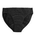 Sale Menstruatieondergoed van Biologisch Katoen Bikini XL Zwart ImseVimse