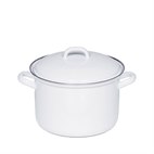 Sale Hoge Emaillen Pan Wit 2500 ml Riess