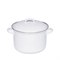 Sale Hoge Emaillen Pan Wit 2500 ml Riess